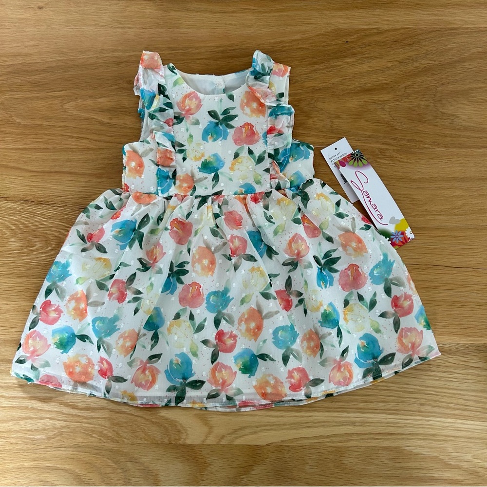 Samara baby floral dress